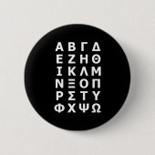 Griechischer Alphabet-Button Button (Vorderseite)