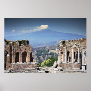 Griechischer Amphitheatre Poster