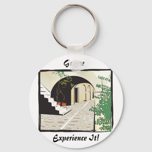 Griechischer Archway Schlüsselanhänger (Vorderseite)