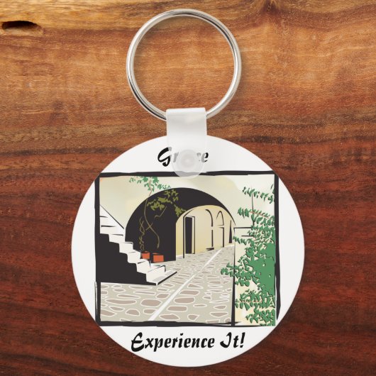 Griechischer Archway Schlüsselanhänger (Vorderseite)