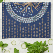 Griechischer Augen-Baum - Mati Mataki - Matiasma Geschirrtuch (Gefaltet)