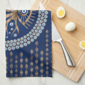 Griechischer Augen-Baum - Mati Mataki - Matiasma Geschirrtuch (Viertel Falte)