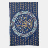 Griechischer Augen-Baum - Mati Mataki - Matiasma Geschirrtuch (Vertikal)