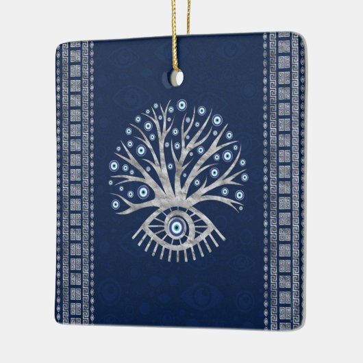 Griechischer Augen-Baum - Mati Mataki - Matiasma Keramikornament (Links)