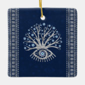 Griechischer Augen-Baum - Mati Mataki - Matiasma Keramikornament (Vorderseite)