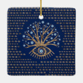 Griechischer Augen-Baum - Mati Mataki - Matiasma Keramikornament (Rückseite)