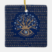 Griechischer Augen-Baum - Mati Mataki - Matiasma Keramikornament (Vorderseite)