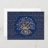 Griechischer Augenbaum - Mati Mataki - Matiasma Feiertagspostkarte (Vorne/Hinten)