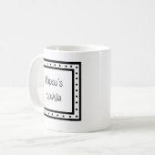 Griechischer Becher "Papou's Koukla" Kaffeetasse (Vorderseite Links)