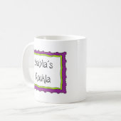 Griechischer Becher "YiaYia's Koukla" Kaffeetasse (Vorderseite Links)