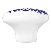 Griechischer Blüh Keramikknauf (Seitenansicht)