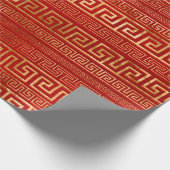 Griechischer Bürgermeister - griechischer Schlüsse Geschenkpapier (Ecke)