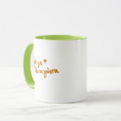 Griechischer Café-Text handschriftlich  Tasse (Vorderseite Links)