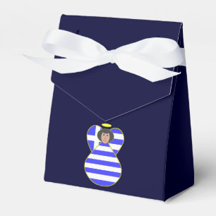 Griechischer Engel mit schwarzen Haaren Geschenkschachtel