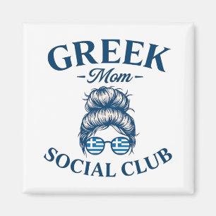 Griechischer Frauen-Mama-Social-Club Moderne griec Magnet