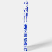 Griechischer Fret, Mittelmeer-Muster, Blau Case-Mate iPhone Hülle (Rückseite / Rechts)