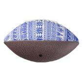 Griechischer Fret, Mittelmeer-Muster, Blau Football (Gedreht 270)