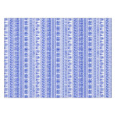 Griechischer Fret, Mittelmeer-Muster, Blau Tischdecke (Vorderseite (Horizontal))