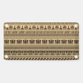 Griechischer Fret, Mittelmeer-Muster, braun Banner (Horizontal)