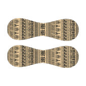 Griechischer Fret, Mittelmeer-Muster, braun Baseball (Paneele)