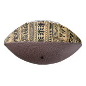 Griechischer Fret, Mittelmeer-Muster, braun Football (Gedreht 270)