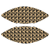 Griechischer Fret, Mittelmeer-Wellenmuster, braun Football (Paneele)