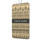 Griechischer Fret, Mixed Meander Key, Braun, Ihr N Autolufterfrischer (Links)