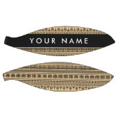 Griechischer Fret, Mixed Meander Key, Braun, Ihr N Basketball (Panele)