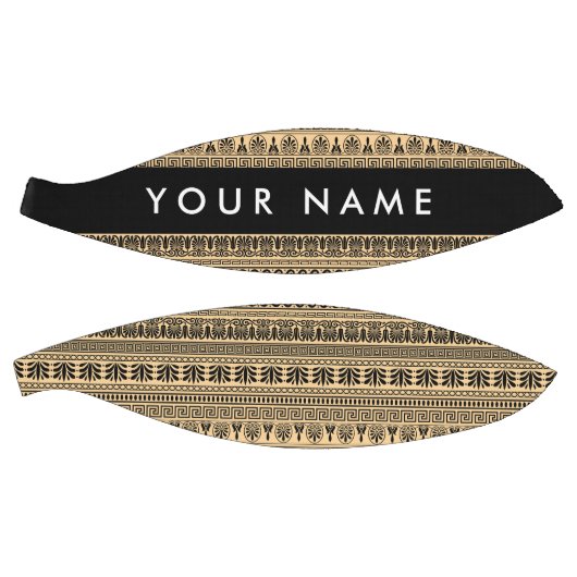 Griechischer Fret, Mixed Meander Key, Braun, Ihr N Basketball (Panele)