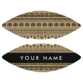 Griechischer Fret, Mixed Meander Key, Braun, Ihr N Football (Paneele)