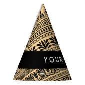 Griechischer Fret, Mixed Meander Key, Braun, Ihr N Partyhütchen (Links)