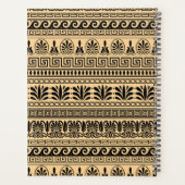 Griechischer Fret, Mixed Meander Key, Braun, Ihr N Planer (Rückseite)