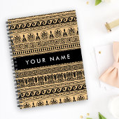 Griechischer Fret, Mixed Meander Key, Braun, Ihr N Planer