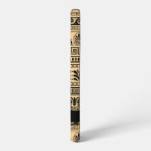 Griechischer Fret, Mixed Meander Key, Braun, Ihr N Samsung Galaxy Hülle (Linke Seite)