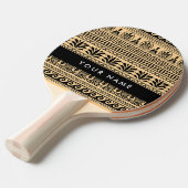 Griechischer Fret, Mixed Meander Key, Braun, Ihr N Tischtennis Schläger (Vorderseite)