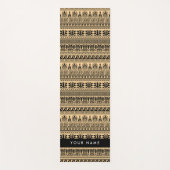 Griechischer Fret, Mixed Meander Key, Braun, Ihr N Yogamatte (Vorderseite)