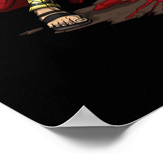 Griechischer Gott Ares Poster (Ecke)