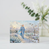 Griechischer Gott Boreas Wintergarten Postkarte (Stehend Vorderseite)