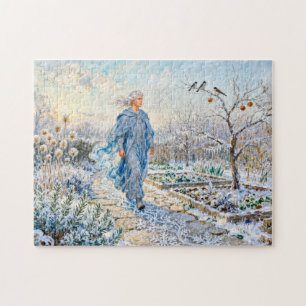 Griechischer Gott Boreas Wintergarten Puzzle
