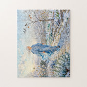Griechischer Gott Boreas Wintergarten Puzzle (Vertikal)