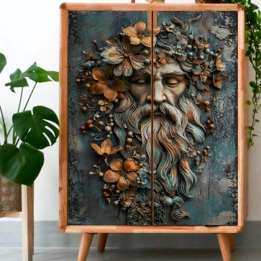 Griechischer Gott Decoupage Seidenpapier