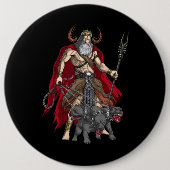 Griechischer Gott Hades Button (Vorderseite)
