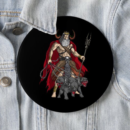 Griechischer Gott Hades Button (Beispiel)
