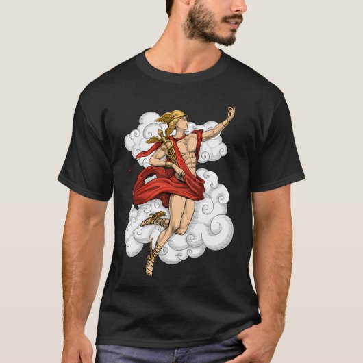 griechischer Gott Hermes T-Shirt (Vorderseite)