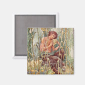 Griechischer Gott Pan Vintag Magnet (Vorderseite/Rückseite)