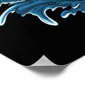 Griechischer Gott Poseidon Poster (Ecke)