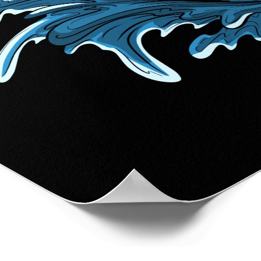 Griechischer Gott Poseidon Poster (Ecke)