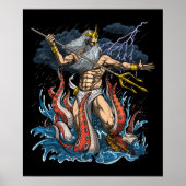 Griechischer Gott Poseidon Poster (Vorne)