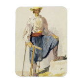 Griechischer Holzfäller, 13. Juni 1856 (Stift, Tin Magnet (Vertikal)