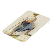 Griechischer Holzfäller, 13. Juni 1856 (Stift, Tin Magnet (Linke Seite)